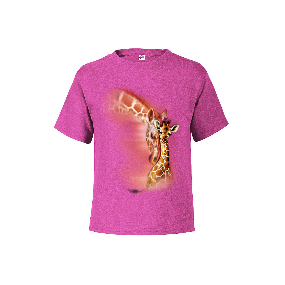 Children's Giraffe Cuddle T-Shirt