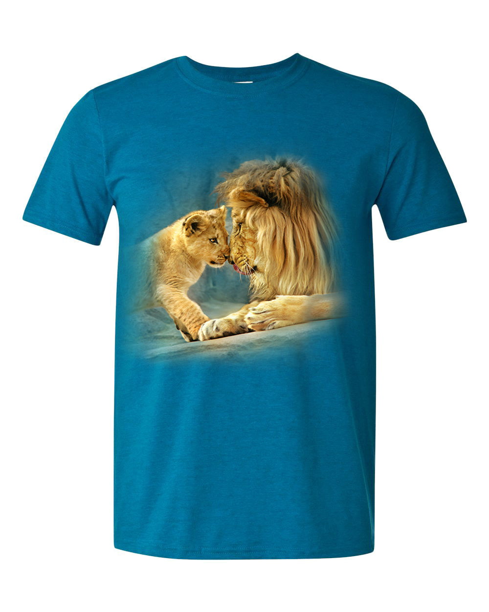 Adult Morning Greeting T-Shirt (Male Lion and Cub)