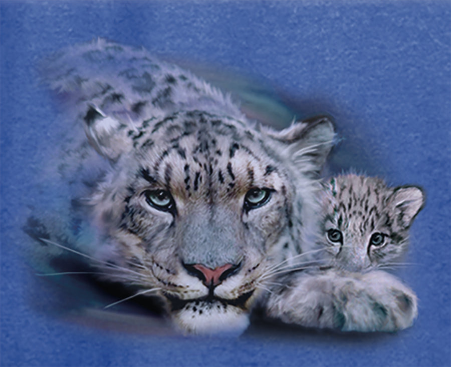 Adult Protector (Snow Leopard & cub) T-Shirt