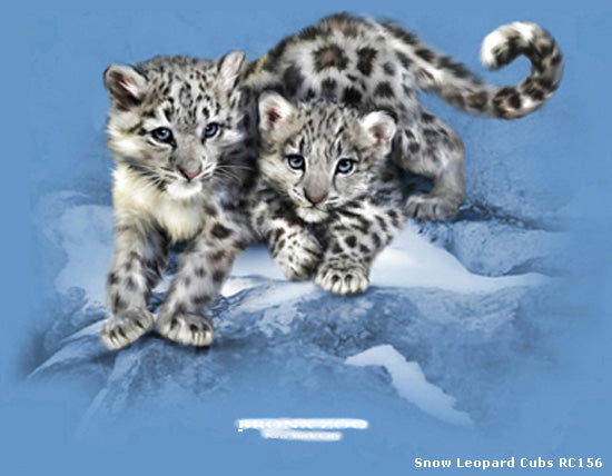 Children's Snow Leopard Cubs T-shirt