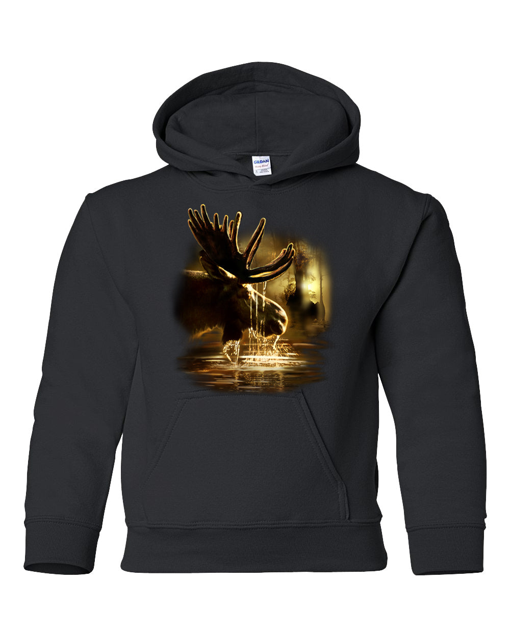 Adult Moose Reflections Hooded Sweatshirt