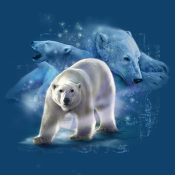 Youth Northern King Bear T-Shirt (Polar Bear)